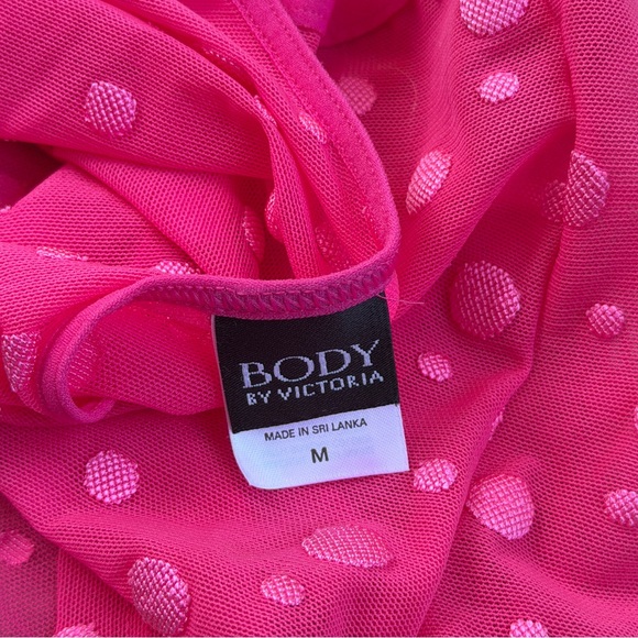 Y2K Body by Victoria Secret Pink Mesh Polka-Dot Lingerie Set – Medium - Picture 7 of 7
